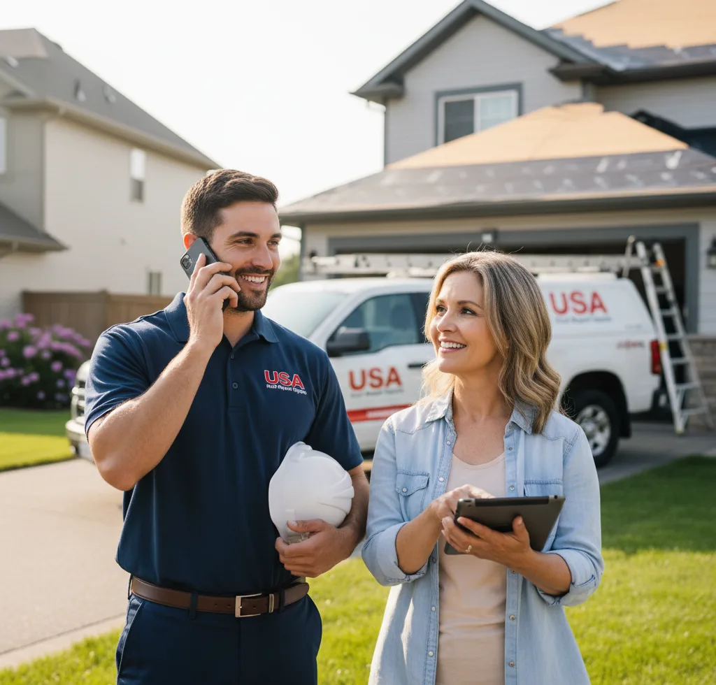 USA Roof Repair Experts customer support in New Wilmington
